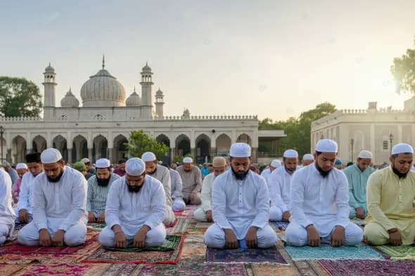 Enhanced Communal Prayer at Historic Mosque