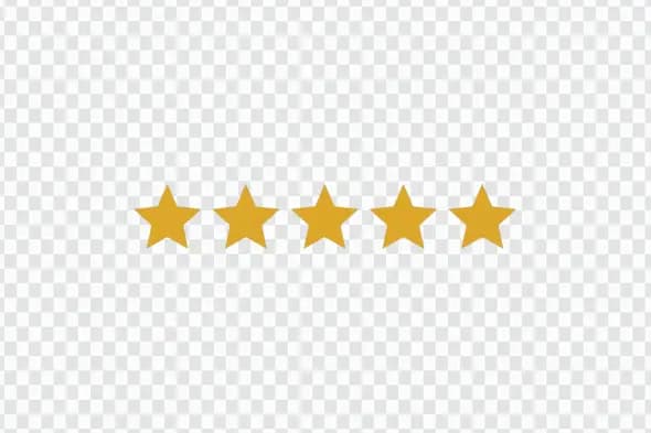 Excellent Five Star Customer Review Icon PNG Clipart