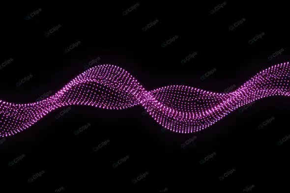 Magenta Particle Wave
