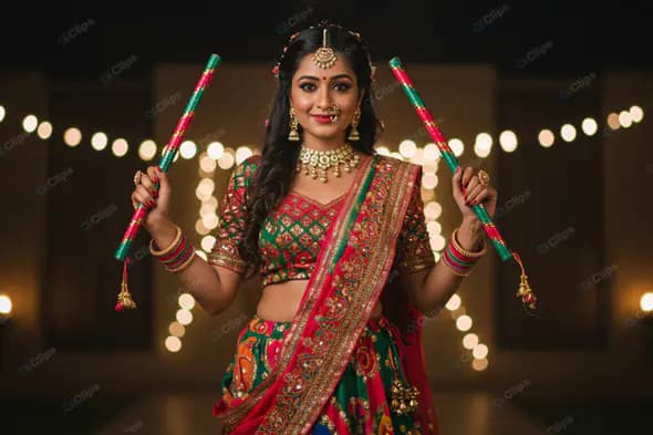 Festive Elegance: Dandiya Night