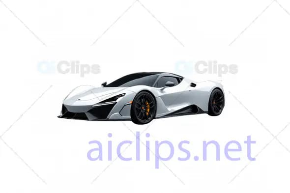 3D High-Performance Sports Car Model