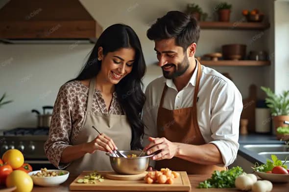 Culinary Harmony: Couple's Kitchen Collaboration