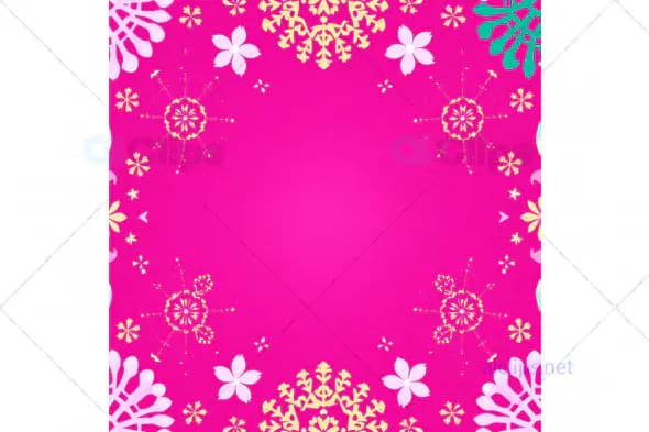 Floral Pink Decorative Background