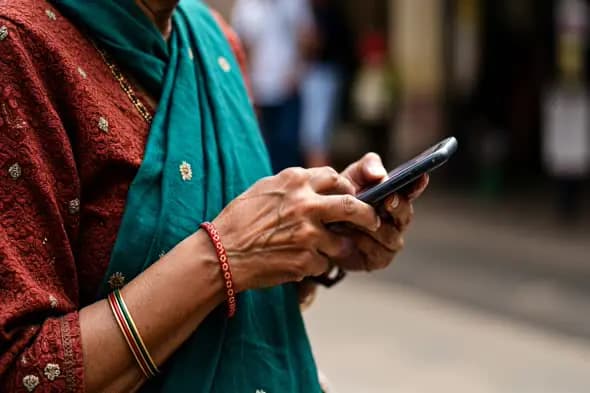 Digital Connectivity in Traditional Attire