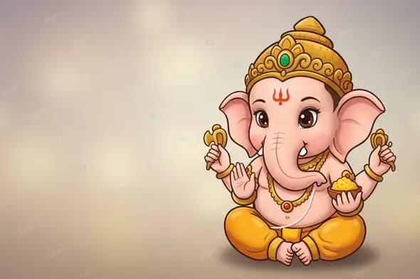 Baby Ganesha Illustration