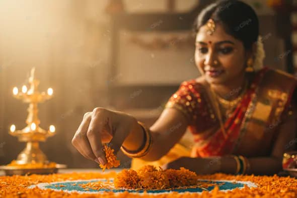 Diwali Rangoli Artistry