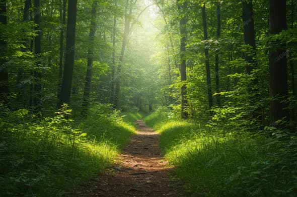 Ethereal Forest Path