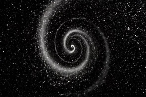 Cosmic Spiral Galaxy Animation