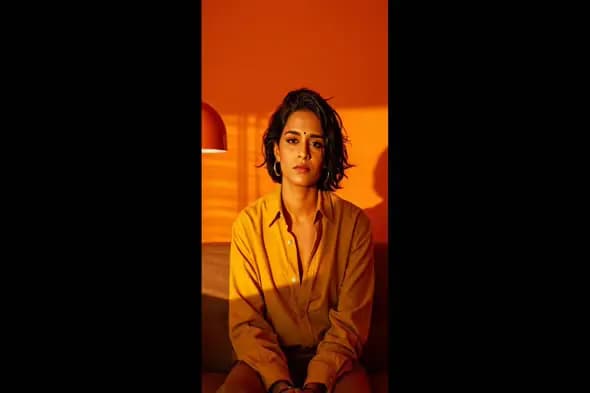 Amber-Lit Confidence
