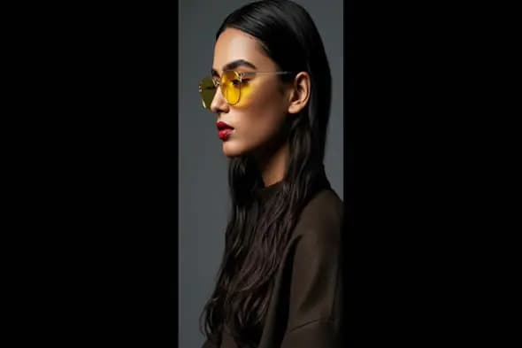 Yellow-Tinted Avant-Garde Fashion
