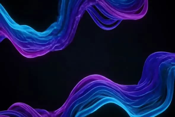 Neon Wave Abstract Motion Background
