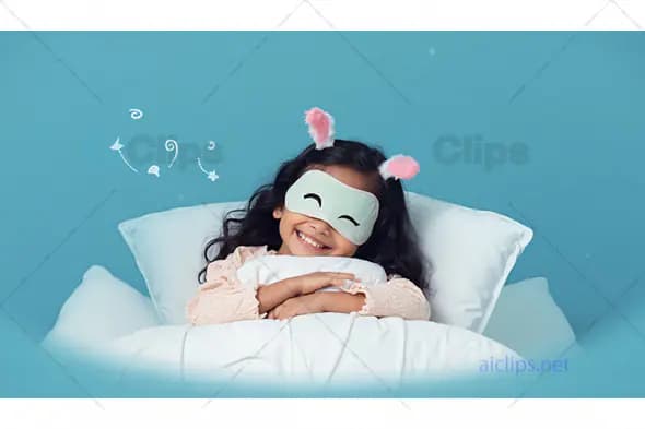 Happy Child Sleeping Peacefully