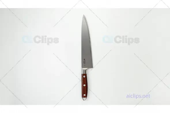Chef Knife with Wooden Handle