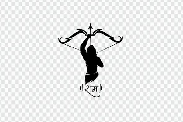 Majestic Chhatrapati Shivaji Maharaj Calligraphy Silhouette PNG Clipart