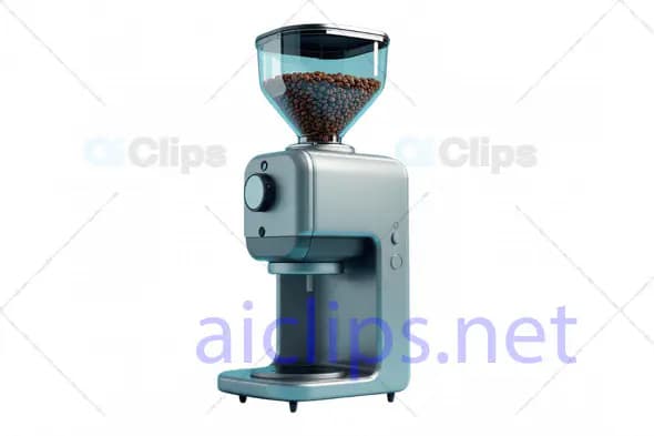 3D Coffee Grinder Machine Model