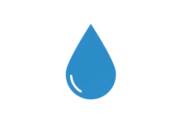 Sleek Water Droplet Icon