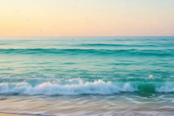 Serene Pastel Seascape