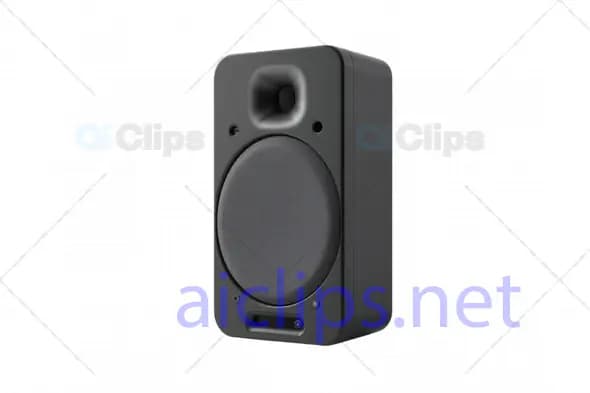 3D Professional Studio Monitor Speaker Model
