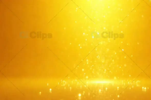 Golden Sparkling Particle Light Background