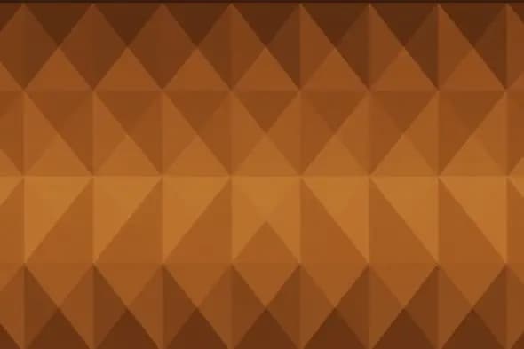 Amber Geometric Mosaic Pattern
