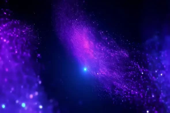 Cosmic Purple Nebula Swirl Mesmerizing Space Background