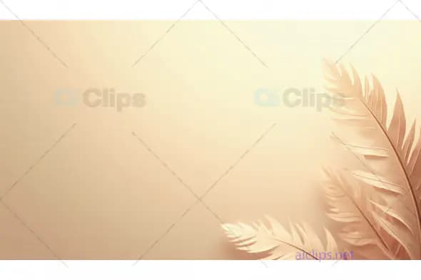 Elegant Beige Feather Background
