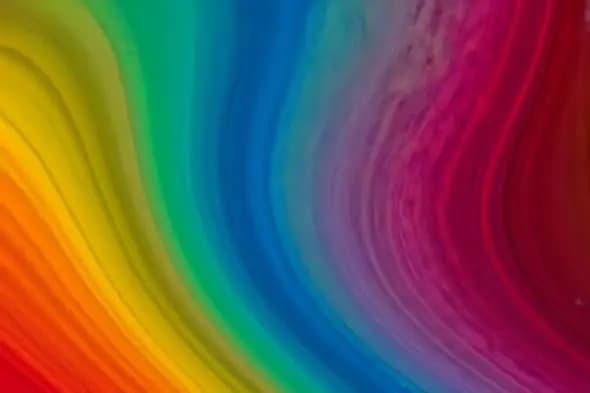 Vibrant Rainbow Wave Animation