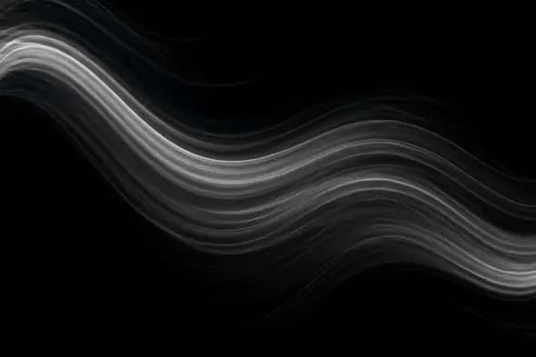Ethereal Monochrome Wave Flow