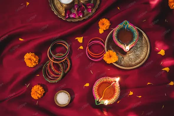 Diwali Festival Flatlay
