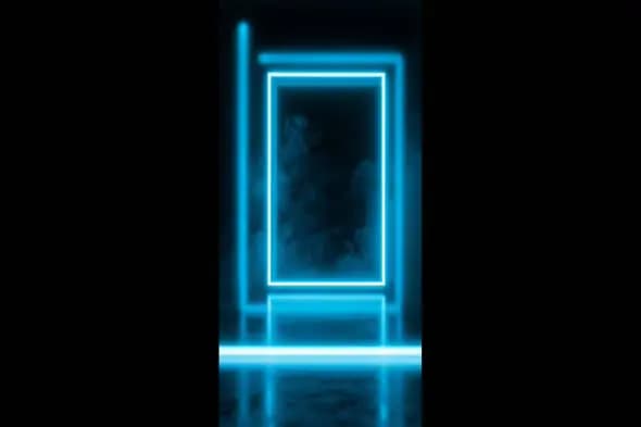 Ethereal Blue Neon Gateway
