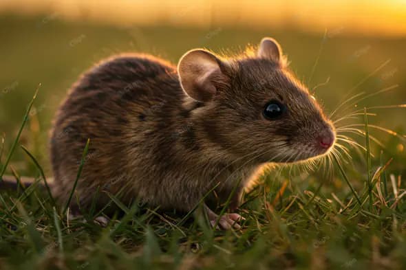 Golden Hour Field Mouse