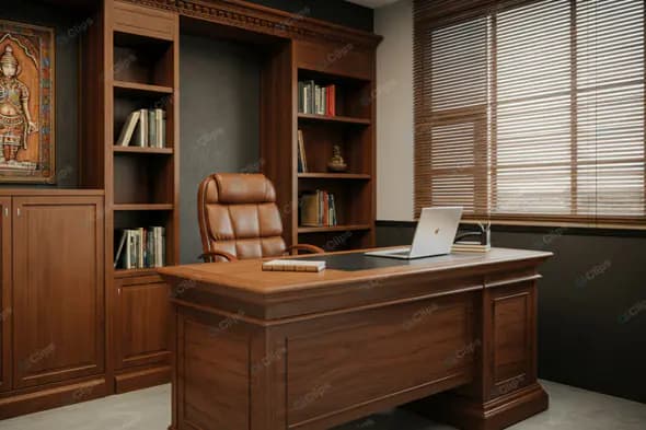 Elegant Executive Office Interior