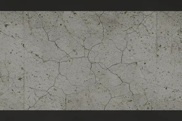 Cracked Mossy Cement Texture | High-Resolution Grunge Wall Background