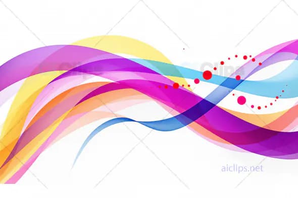 Colorful Wave Abstract Background
