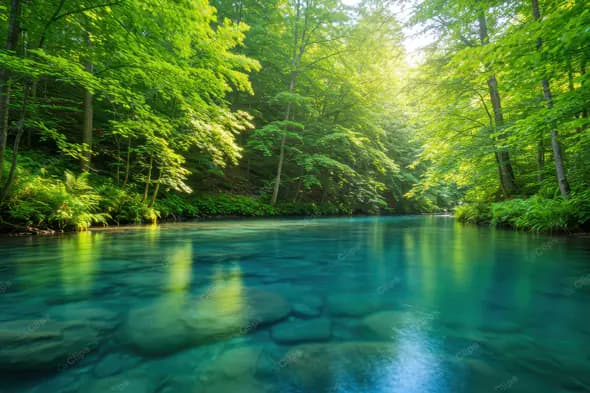 Emerald Forest Stream Oasis