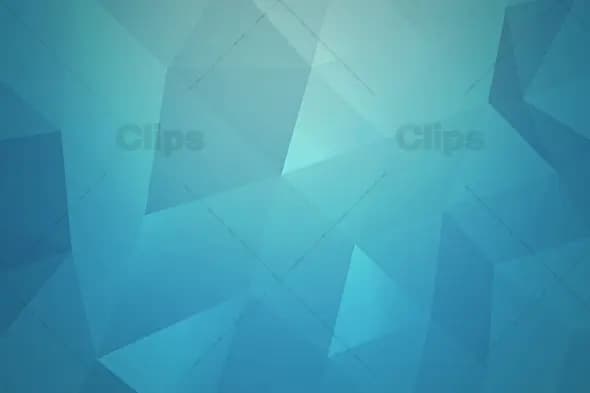 Abstract Blue Polygonal Geometric Background