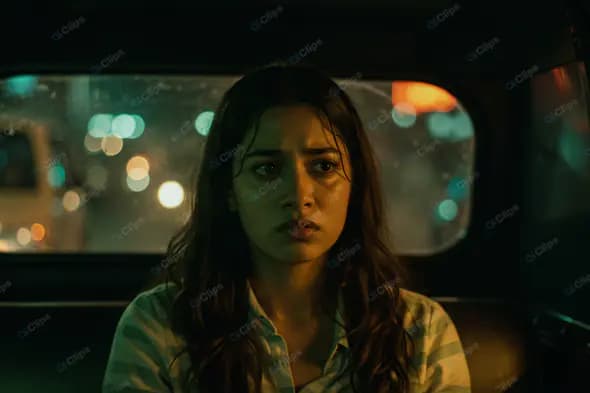 Tense Nighttime Passenger