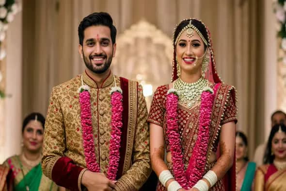 Indian Wedding Couple