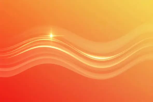 Radiant Sunset Waves