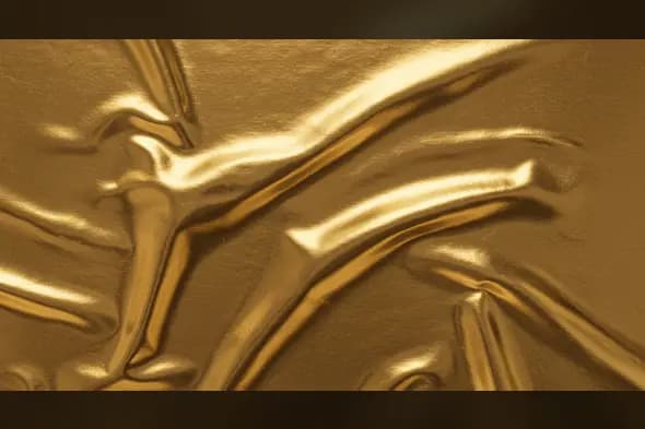Molten Gold Drapery Texture | Indian Royal Abstract Background