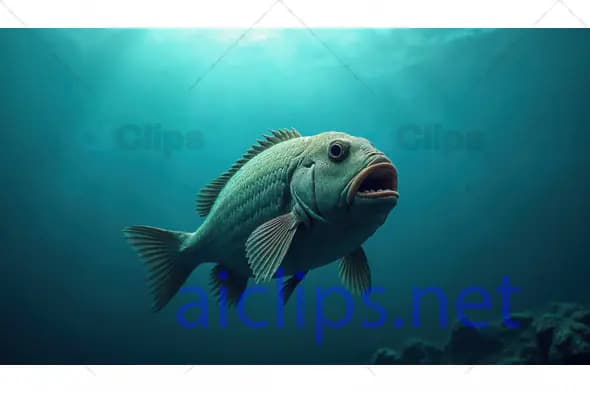 Close-Up of Fish Underwater