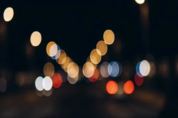 Mesmerizing Urban Bokeh Lights