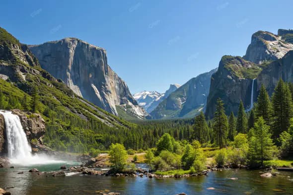 Majestic Yosemite Valley Vista