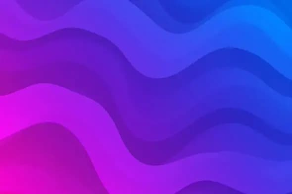Vibrant Magenta-Blue Wave Gradient