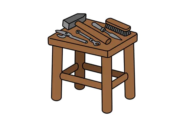 Mechanic's Workbench Vector