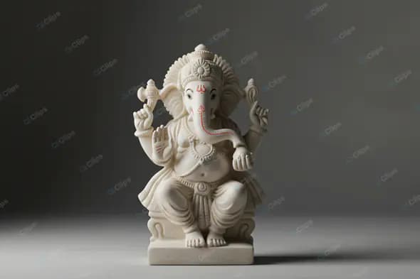 Ivory Ganesha Statue