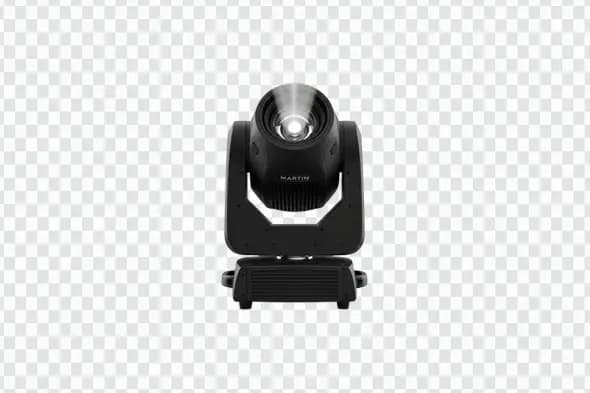 Professional Black Martin Moving Head Stage Spotlight PNG Clipart
