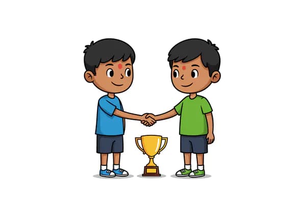 Sportsmanship Vector Illustration