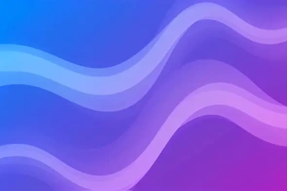 Fluid blue purple waves abstract gradient background