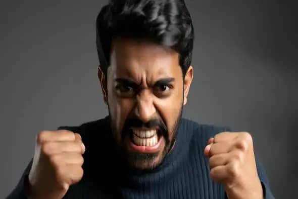 Angry Man Yelling